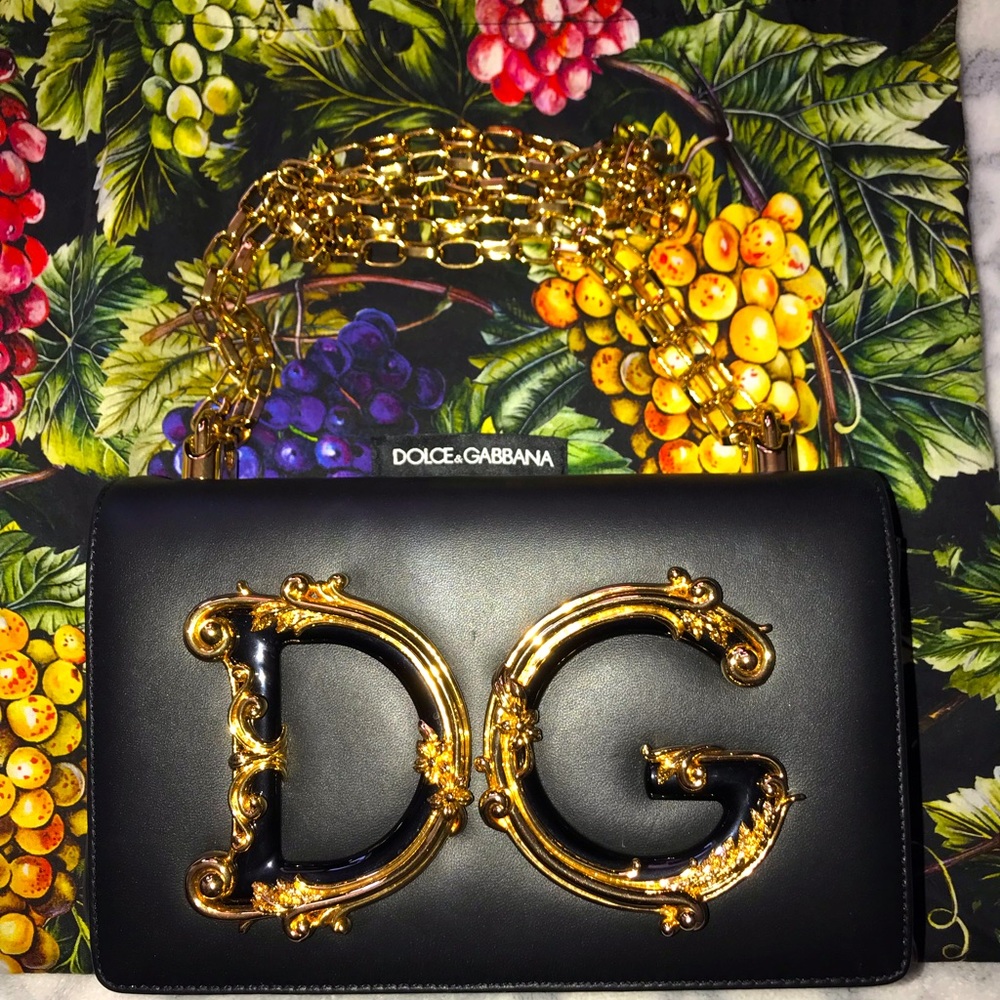 Dolce & Gabbana Genuine Leather Crossbody Bag
